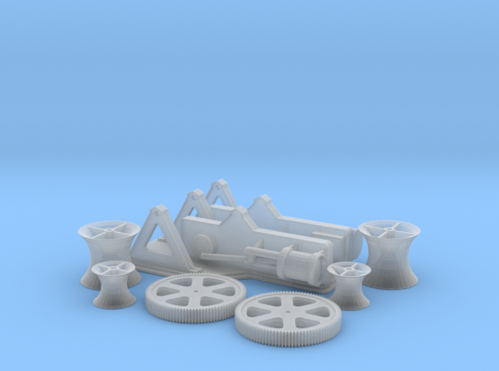 Steam Winches 1-72 3d printed