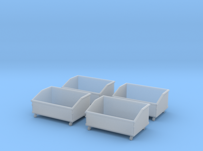 O Scale Dumpsters (Early 1950s) 3d printed
