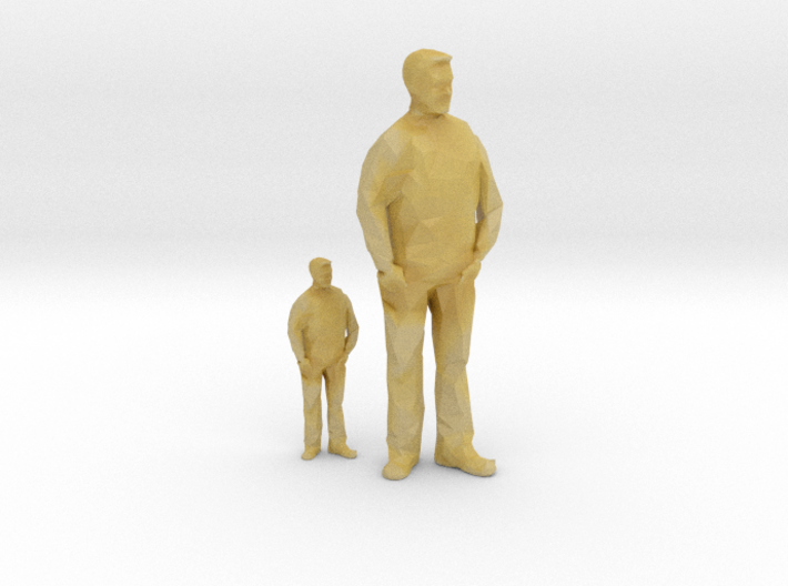 Architectural Man - 1:50 + 1:100 - Standing 3d printed