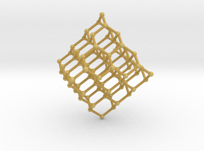 Face Centered Cubic (Diamond) Crystal Structure 3d printed