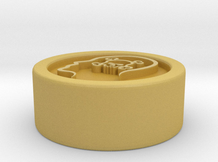 Circle Token - 0.5&quot; Poison 3d printed