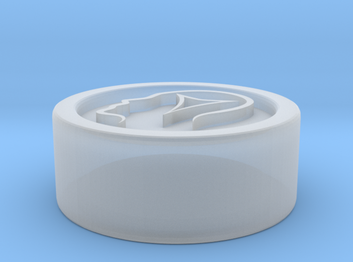 Circle Token - 0.5&quot; Energy Drained 3d printed