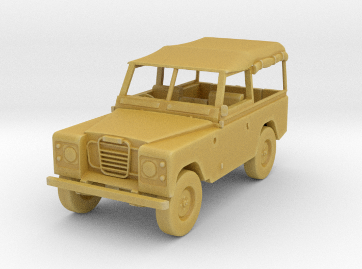 1:72 Scale Landrover 3d printed