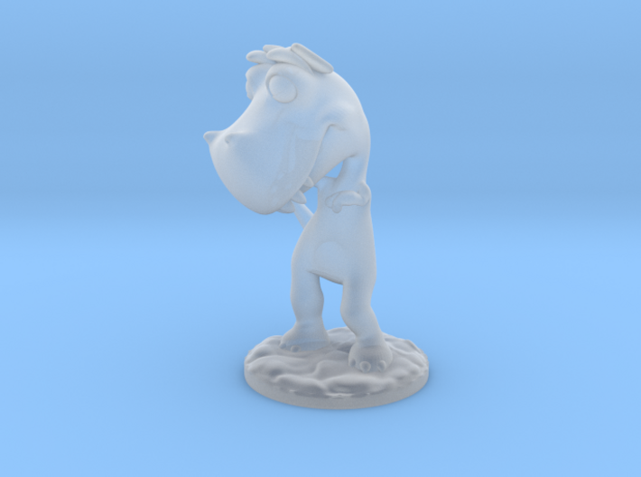 Poor T-Rex Lady miniature statue 3d printed