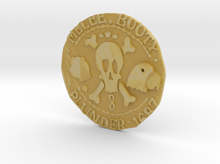 Monkey Island 3 | Verb Coin 3d printed