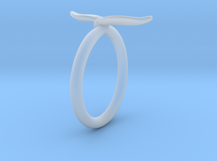 Leaf Ring 3d printed