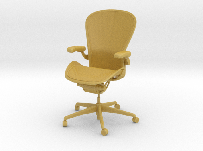 Aeron Chair PostureFit 4.8&quot; tall 3d printed