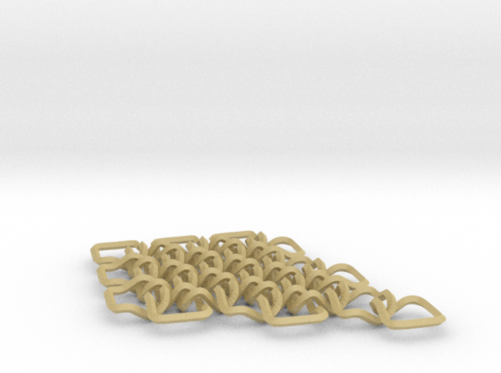 Chain links 3d printed