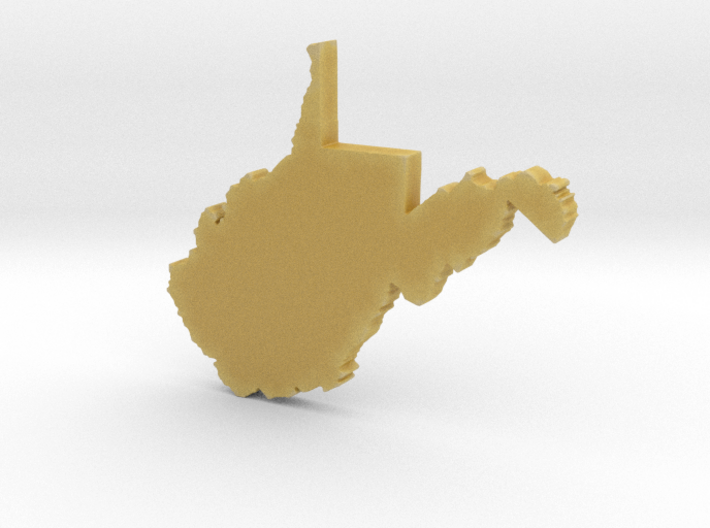 Country Roads 3d printed