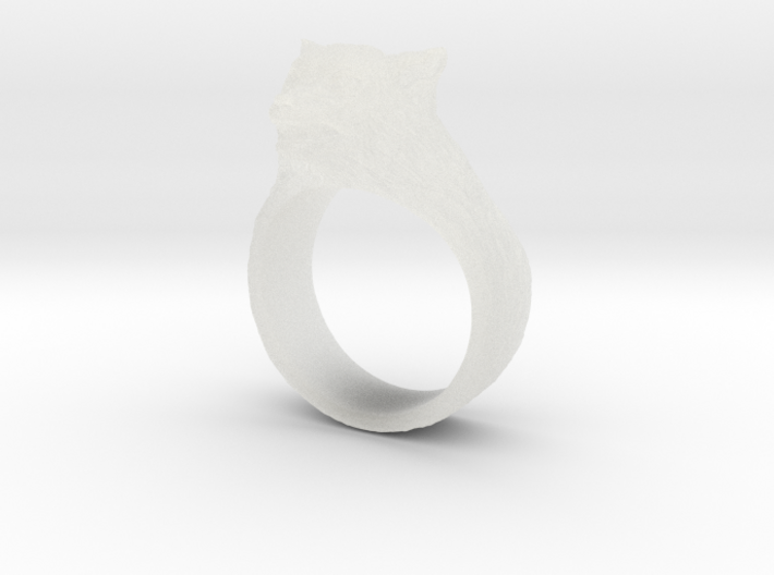 Wolf Ring 3d printed