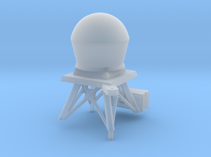 1/96 scale Perry Mast #4 with updated radar dome 3d printed