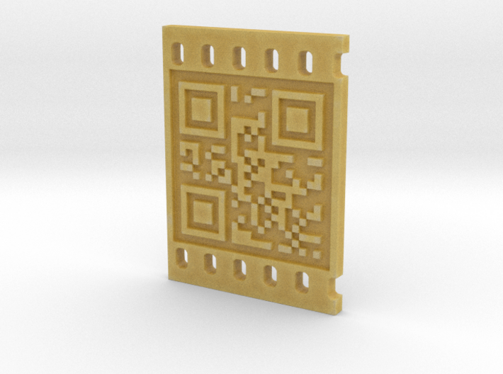 OCCUPY NEW YORK QR CODE 3D 30mm 3d printed