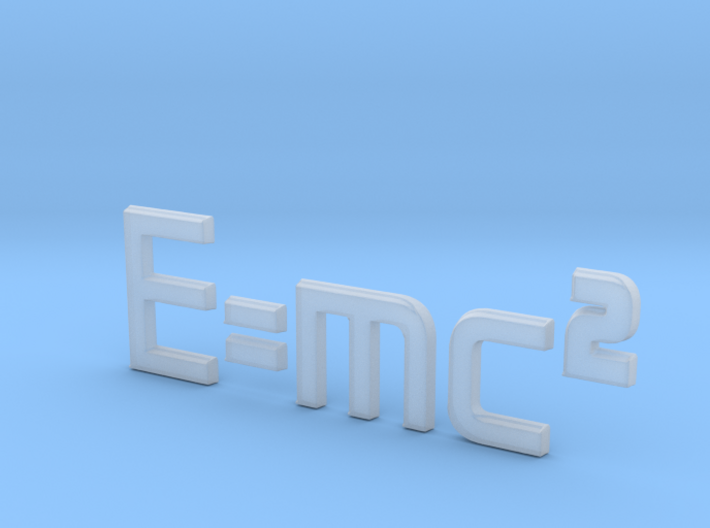 E=mc^2 3D 3d printed