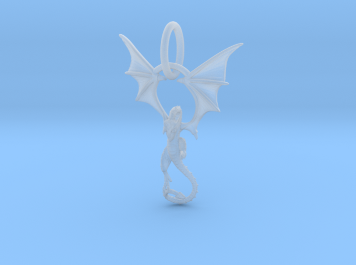 Dragon pendant # 6 3d printed