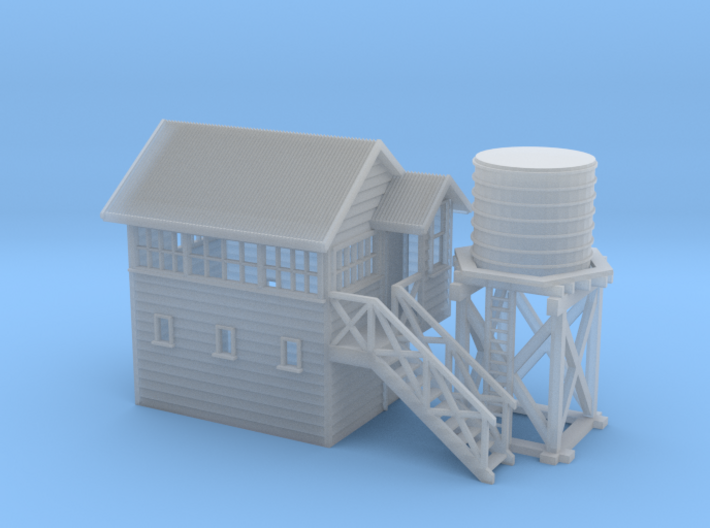 NZR Signal Box and Water Tower NZ120 3d printed