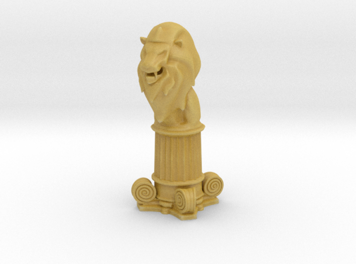 Lion Bishop (Square Base) 3d printed