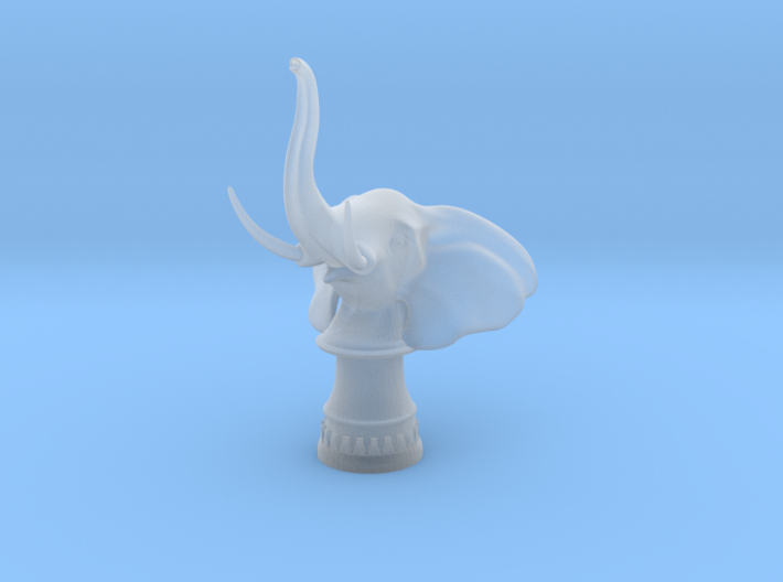 Elephant Rook (Round Base) 3d printed