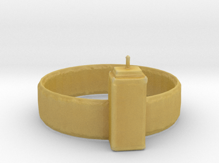 Tardis Ring 3d printed