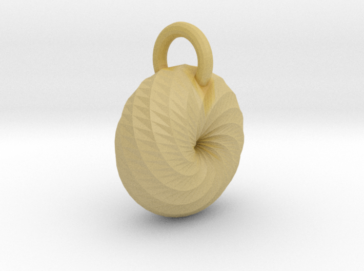 Spiral Pendant 3d printed