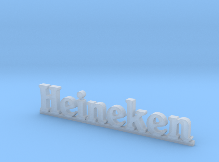 Heineken logo (n-scale) 3d printed
