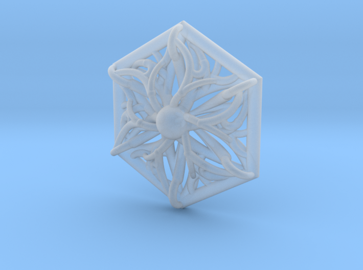 Hexagon Pendant 3d printed