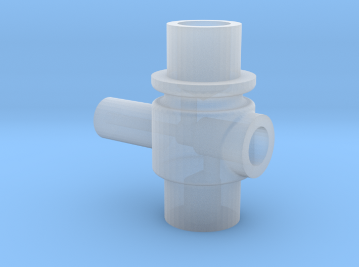 1 1/2&quot; Scale Nathan Whistle Valve Body 3d printed