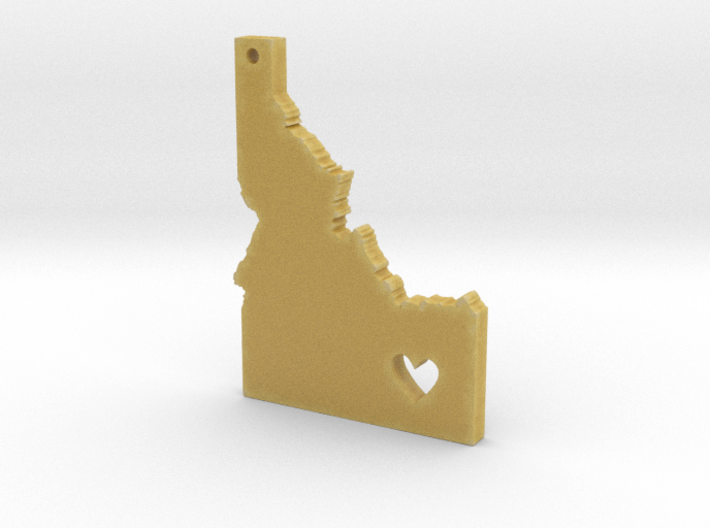 I love Idaho Pendant 3d printed 