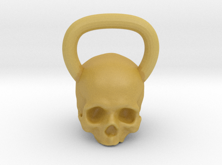Kettlebell Skull 3d printed