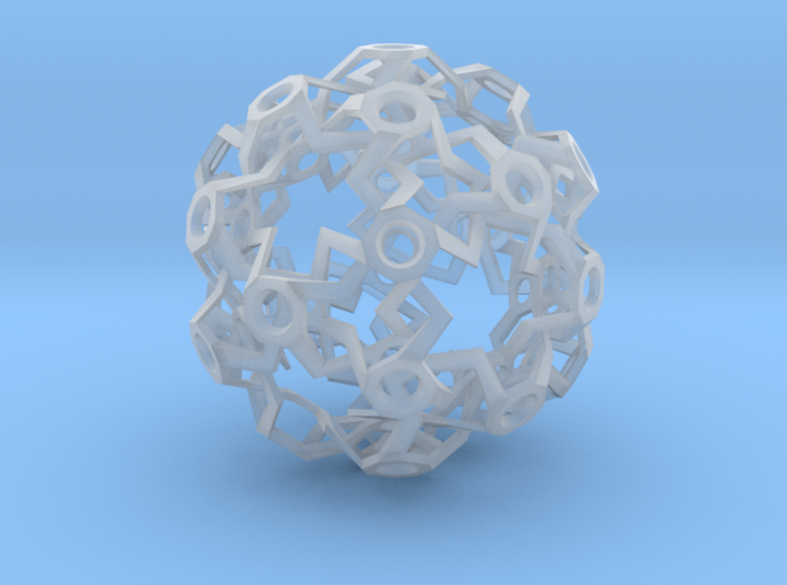 HiTech Sphere - Impossible Structure 3d printed