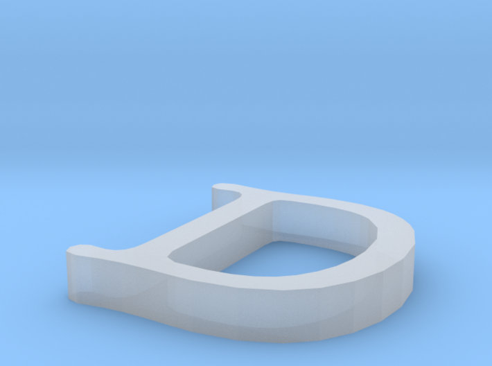 D Letter 3d printed