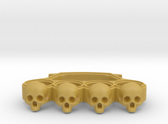 Knuckles skull edition 3d printed