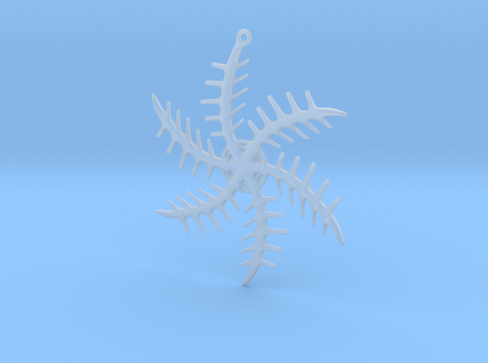 Ornament, Snowflake 001 3d printed