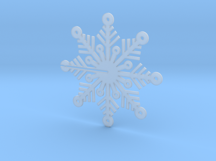 Snow Flake Flat, order two and they become 3D 3d printed