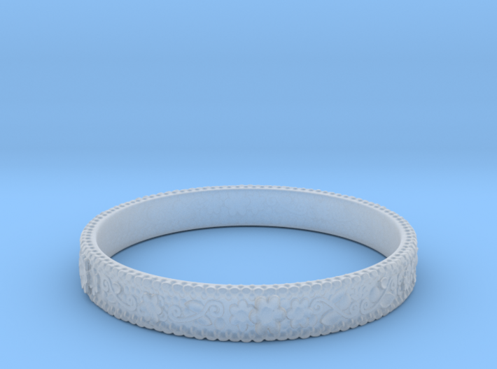 3D Printed Flower Ring 3d printed