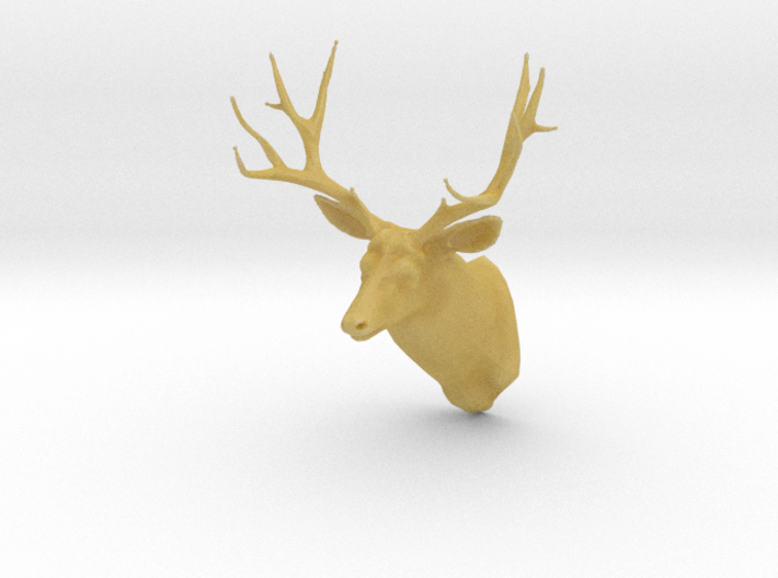 Miniature 1:48 Deer Head 3d printed 