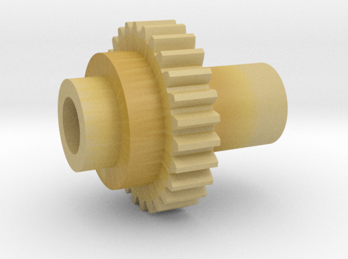 Inventing Room Key Left Gear (8 of 9) 3d printed