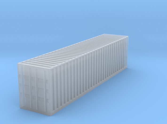 N Scale 40 FT Shipping Container 3d printed
