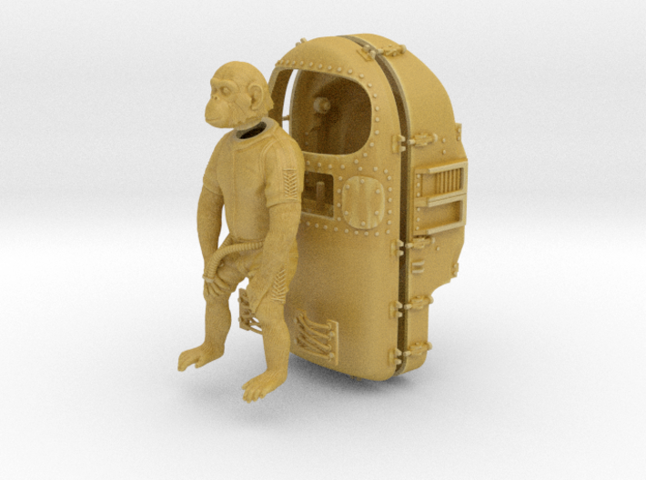 "HAM" Chimp Mercury Astronaut / 1:12 3d printed 