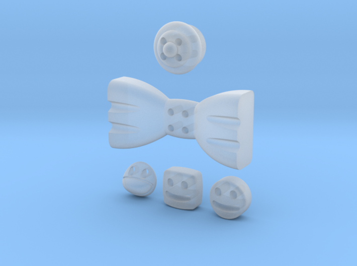 5 Mmoduttons to add to happiness 3d printed