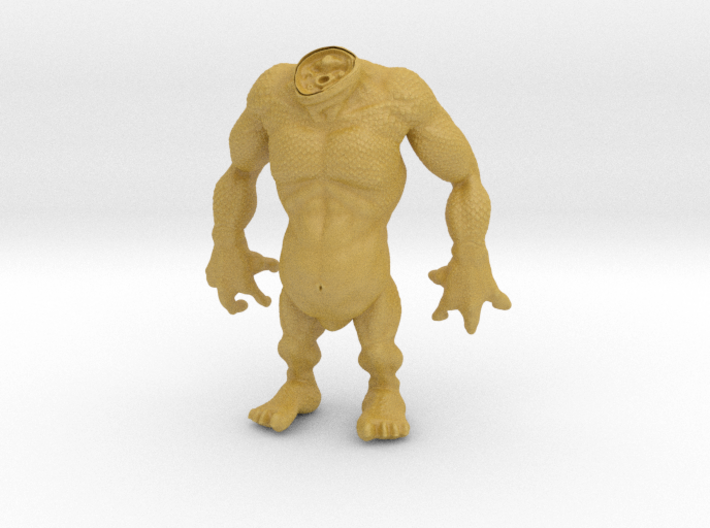 Headless Goblin Mini Fig 3d printed