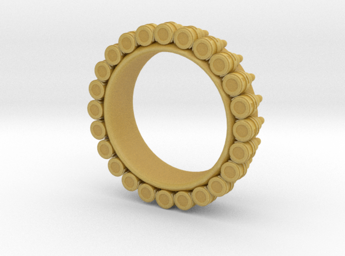 Bullet ring(size = USA 6.5-7) 3d printed