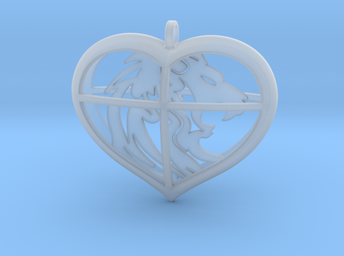 Lion Heart 3d printed
