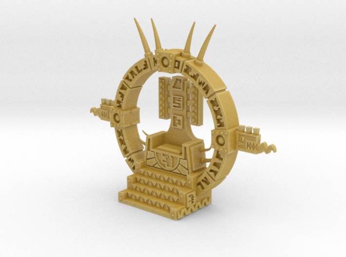 Jungle Throne (10mm scale wargaming accessory) 3d printed 