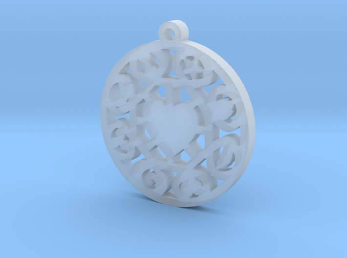 The Wheel of Time Pendant - By Celeste 3d printed