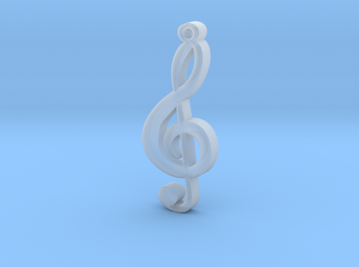 Treble Cleff 3d printed