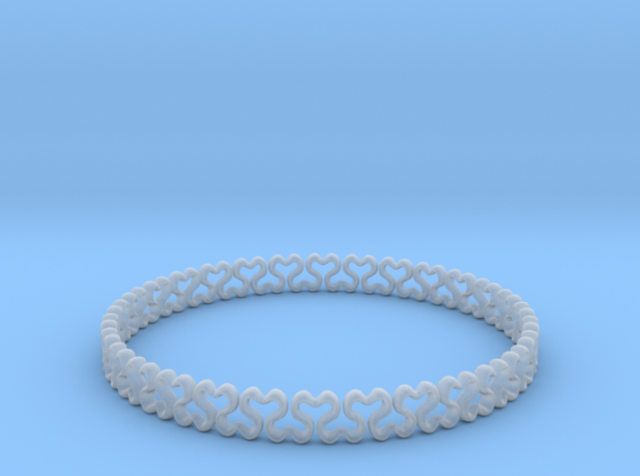 Bracelet heart 3d printed