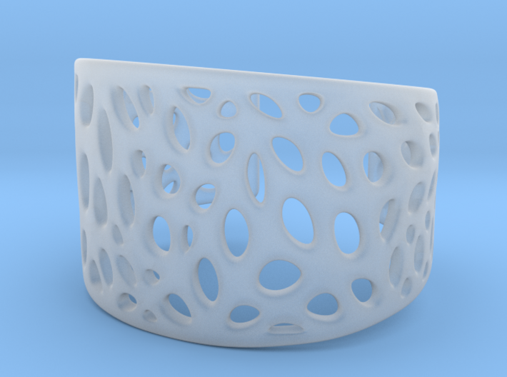 Cells Cuff One Layer (Size M) 3d printed