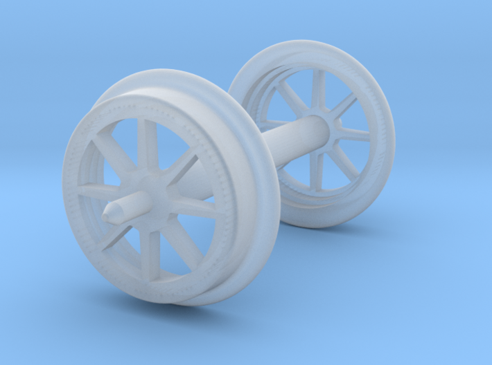 Old-timer gondola wheelset HO-OO scale 3d printed