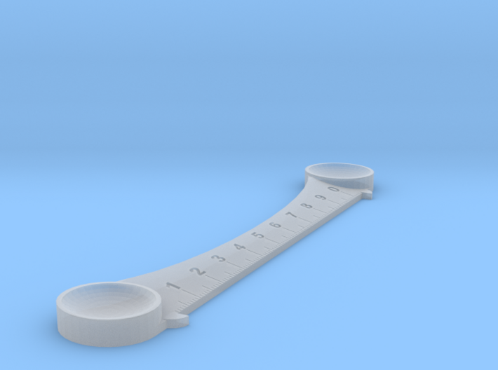 Touch-Screen Ruler Pro (Metric) 3d printed