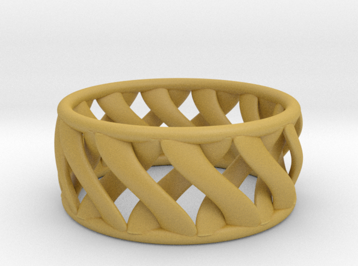 Twist Ring II 3d printed